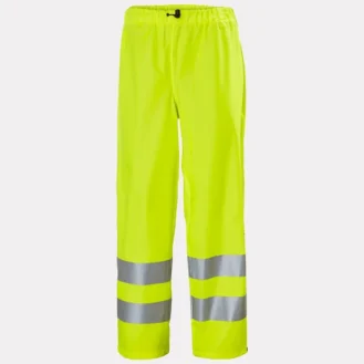 Alta Hi Vis Waterproof Rain Trousers keep you visible and dry with durable, weatherproof