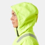 Women's Alna 2.0 Hi Vis Waterproof Shell Jacket is waterproof, windproof, and breathable