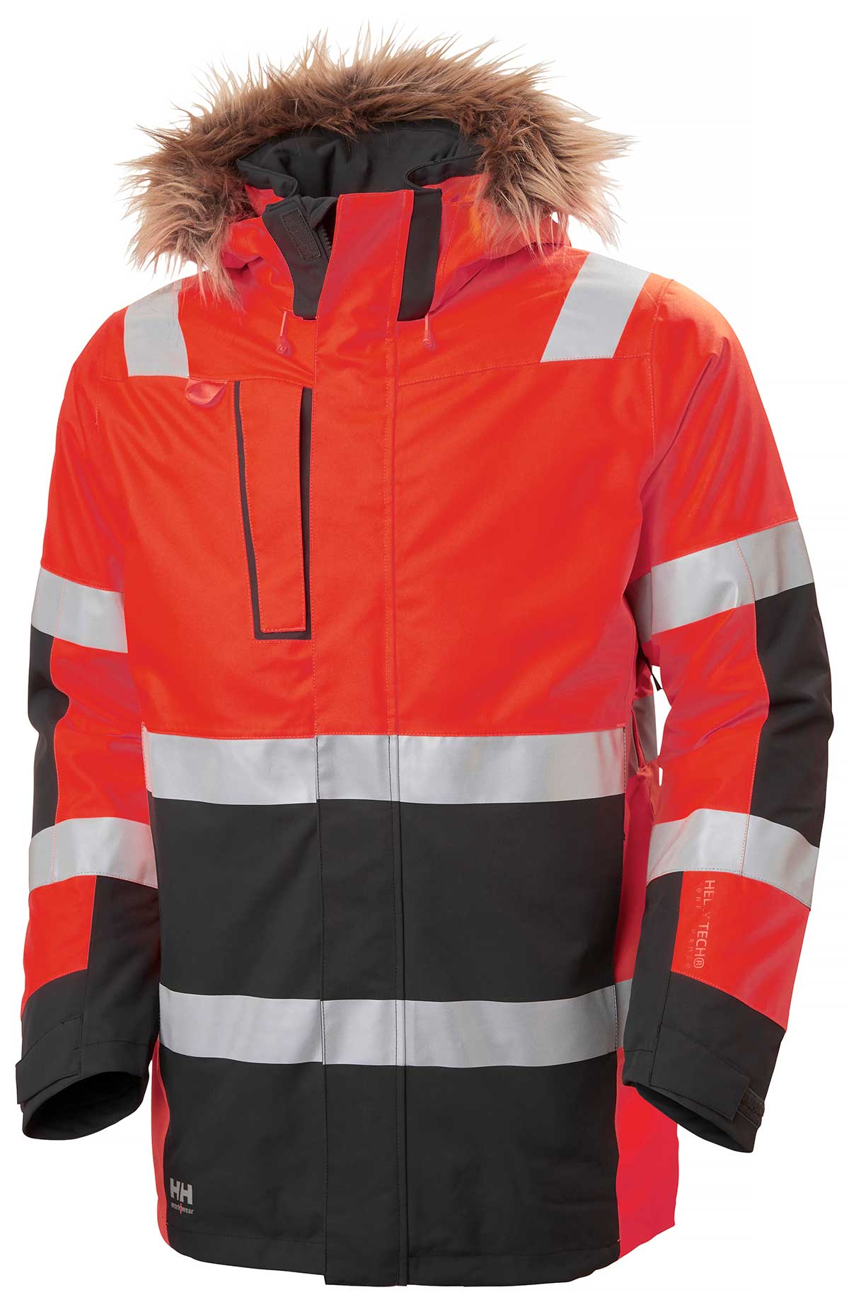 Alna 2.0 Hi Vis Winter Insulated Parka provides visibility and safety