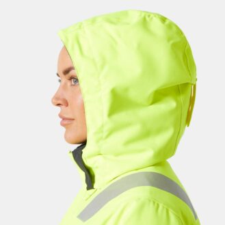 Women's Alna 2.0 Hi Vis Winter Insulated Jacket offers high visibility, comfort, and protection