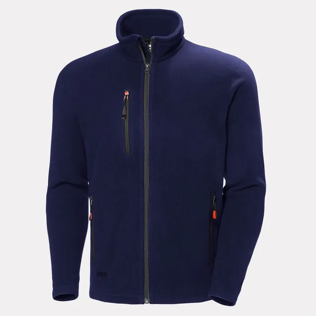 Oxford Fleece Jacket is comfortable and dependable, providing reliable warmth and softness