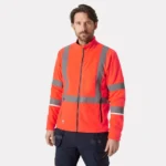 UC-ME Hi Vis Fleece Jacket combines high visibility with warmth and comfort