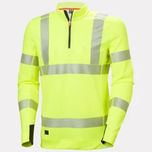 ICU LIFA Active Hi Vis Base Layer Half Zip