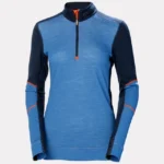 Women's LIFA Base Layer Merino Half Zip offers warmth, moisture-wicking, and breathability