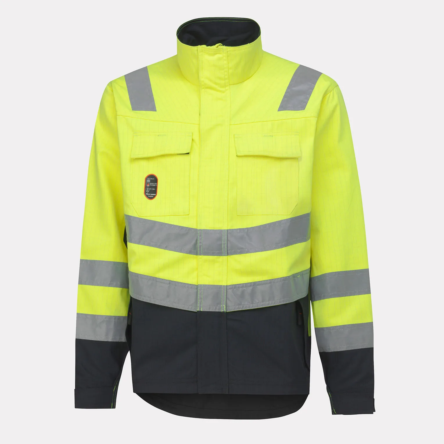 Aberdeen Flame Retardant Jacket is multinorm certified and flame resistant