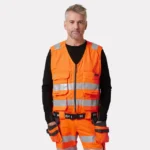 Alna 2.0 Hi Vis Construction Vest offers improved movement while keeping you visible
