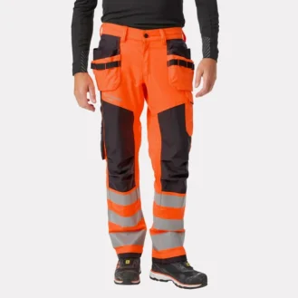 Alna 2.0 Hi Vis Construction Trousers Class 2 feature heat transfer reflectives and a great fit