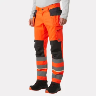 UC-ME Hi Vis Construction Trousers Class 2 ensure high visibility and safety, combining comfort