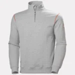 The Oxford Half Zip Sweatshirt offers a comfortable fit