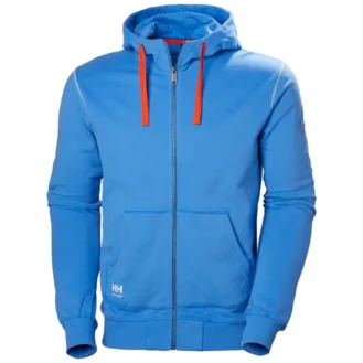The Oxford Zip Hoodie offers a full front zip, and comfortable fit