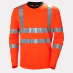 The Helly Hansen Addvis Hi Vis Longsleeve provides comfort and certified visibility