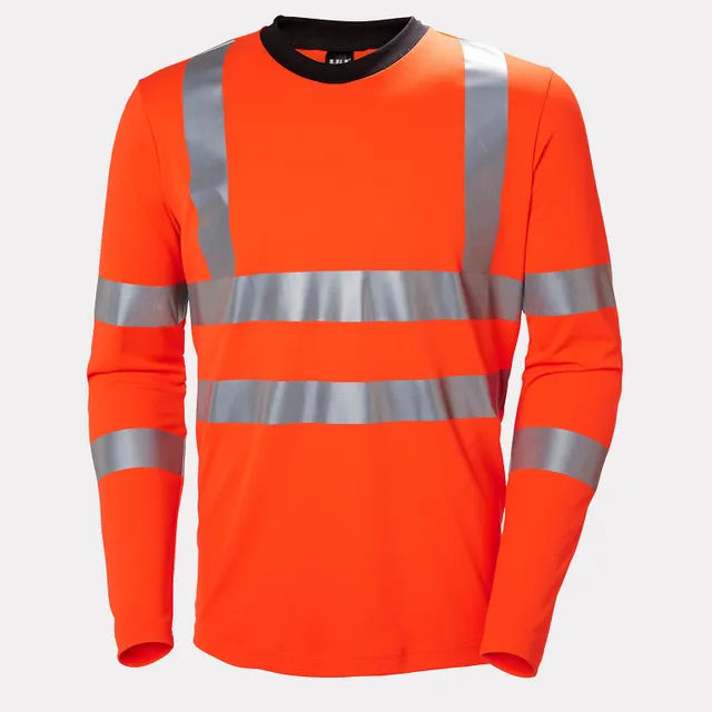 The Helly Hansen Addvis Hi Vis Longsleeve provides comfort and certified visibility
