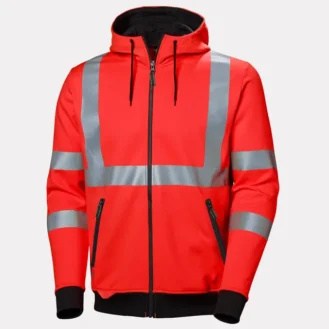 The Addvis Hi Vis Zip Hoodie offers maximum comfort and certified visibility