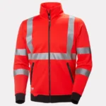 The Addvis Hi Vis Zip Sweatshirt offers maximum comfort and certified visibility
