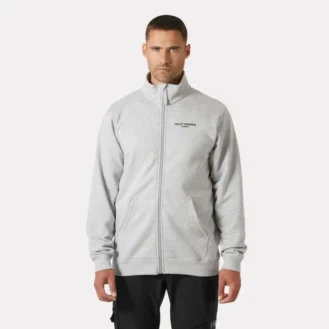 Classic Logo Zip Sweatshirt delivers warmth and comfort with a timeless design